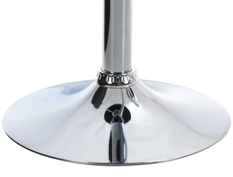 Lot de 2 tabourets de bar design rétro moderne surpiqûres carrées en tissu gris foncé et métal chromé 10_0006134