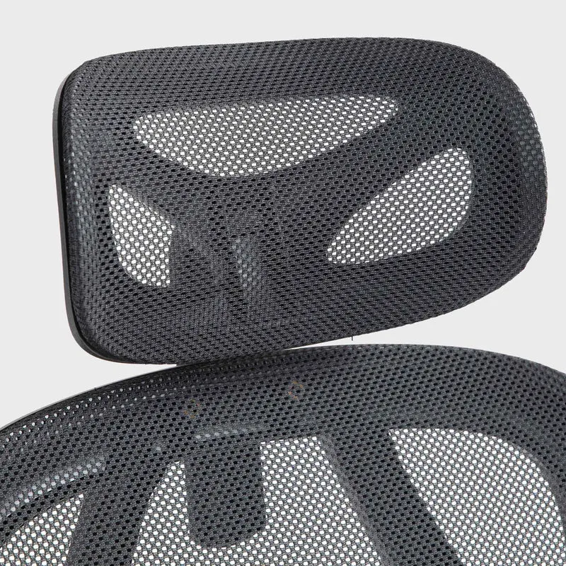 Fauteuil de bureau ergonomique pivotant réglable mécanisme de bascule accoudoirs tissu et plastique noir 10_0006934
