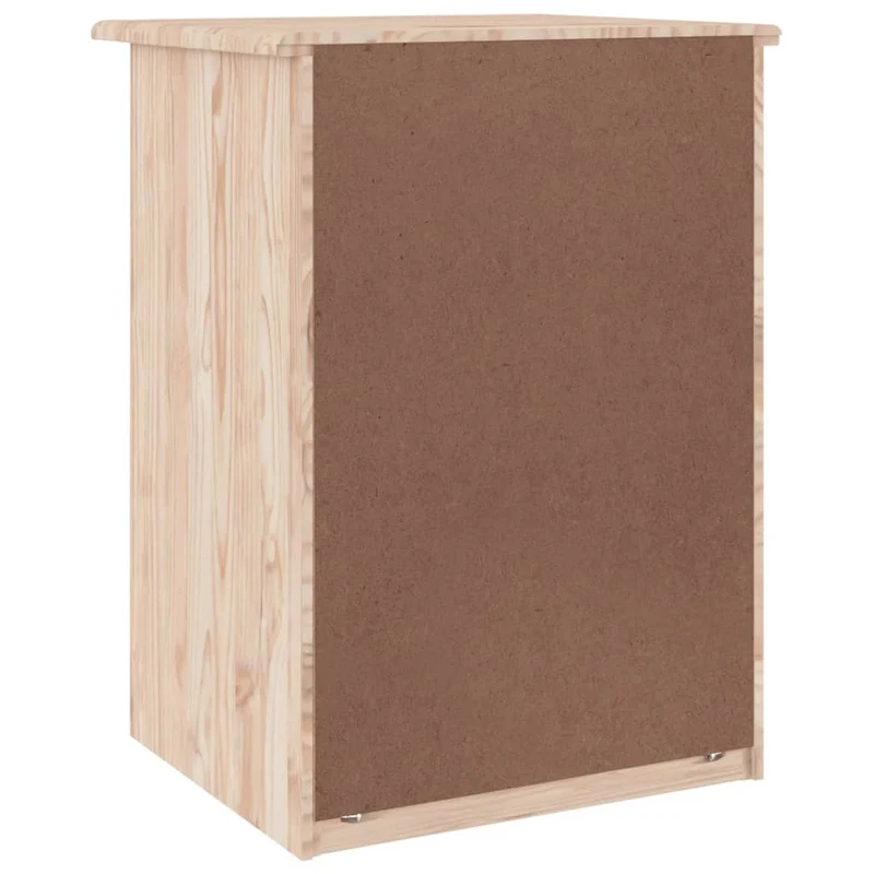 Table de chevet avec 3 tiroirs 41 x 35 x 55,5 cm bois de pin massif non traité DEC033082