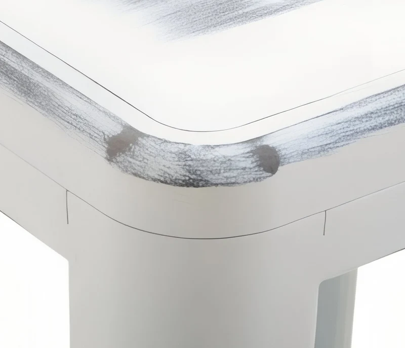 Lot de 2 tabourets de bar hauteur 76 cm design industriel structure robuste à quatre pieds métal blanc effet vieilli 10_0006096