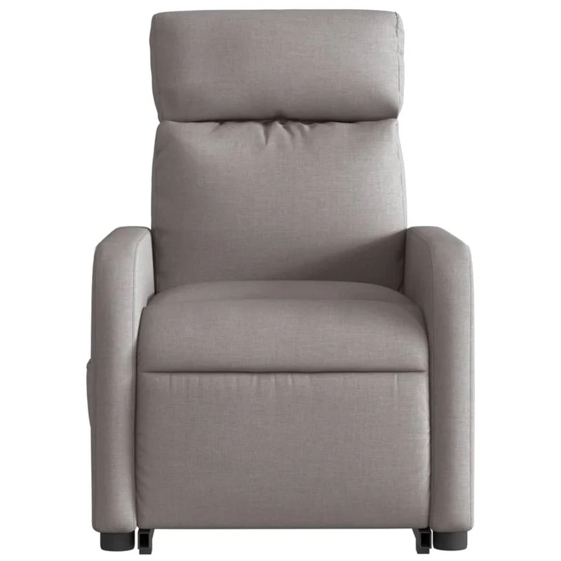 Fauteuil relax TV fonction de levage électrique très confortable en tissu taupe DEC028568