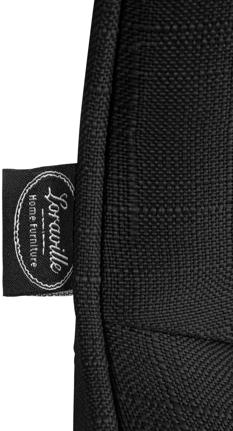 Tabouret de bar x1 pivotant forme ergonomique surpiqûres décoratives en tissu noir cadre en métal chromé 10_0005914