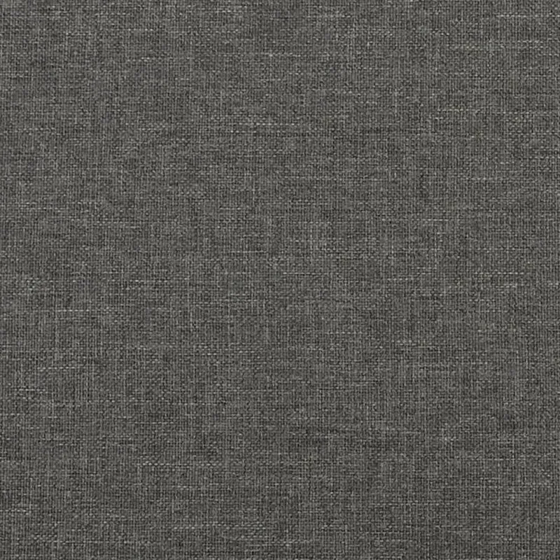 Sommier à lattes sur pieds cadre de lit 120x200 cm tissu gris foncé TDL0207145