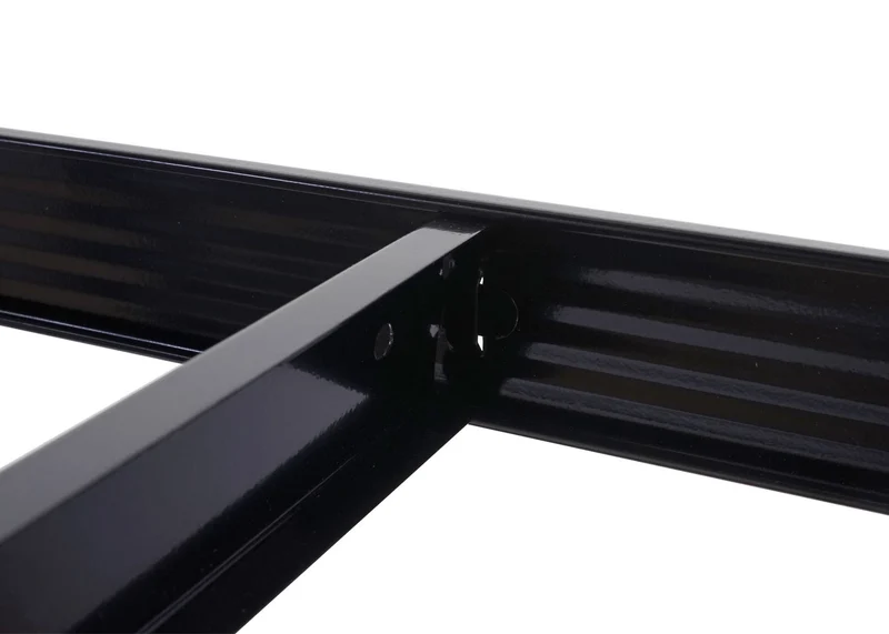 Rayonnage métallique noir étagère renforcée 5 niveaux Capacité 875 kg 200x120x60 cm 04_0008690