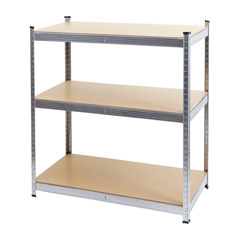 Étagère pour charges lourdes rayonnage métallique noir 5 niveaux capacité 875 kg 200x100x60 cm 04_0008686