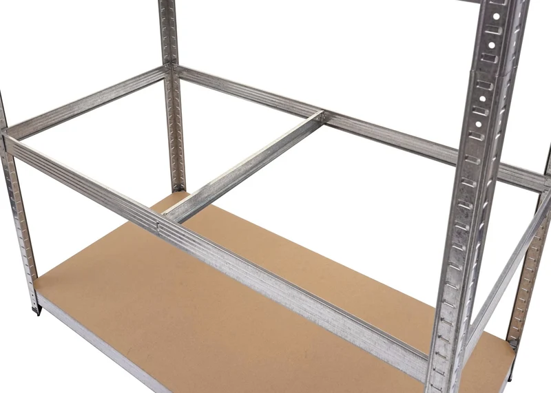 Étagère pour charges lourdes rayonnage métallique noir 5 niveaux capacité 875 kg 200x100x60 cm 04_0008686