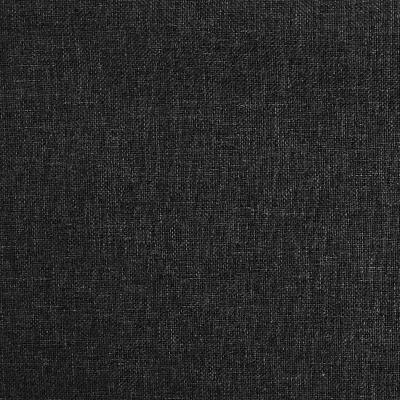 Lot de 2 tabourets de bar chaises hautes avec dossier et accoudoirs en tissu noir cadre en acier DEC029815