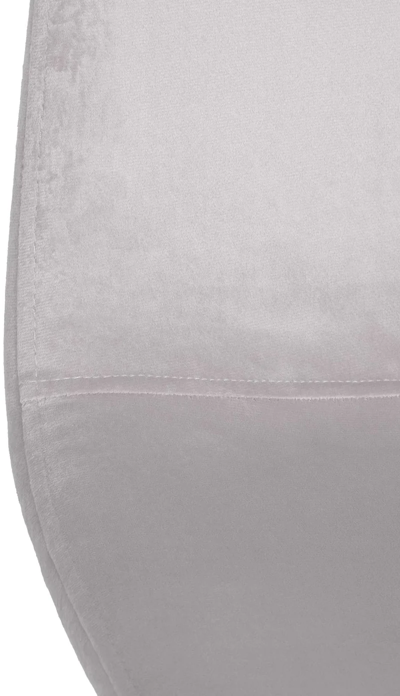Lot de 4 chaises de salle à manger design simple avec pieds en métal noir et assise en tissu crème 10_0001833