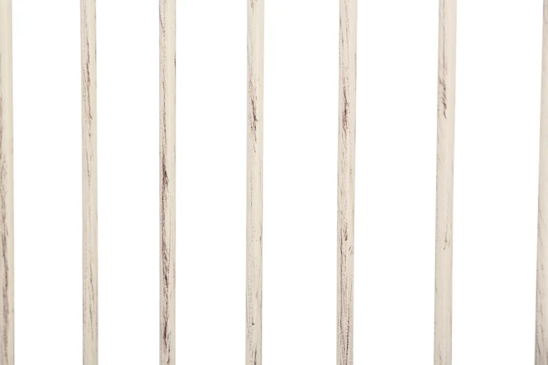 Lot de 2 treillis support pour plantes grimpantes décoration de jardin en métal crème vieilli 10_0003835