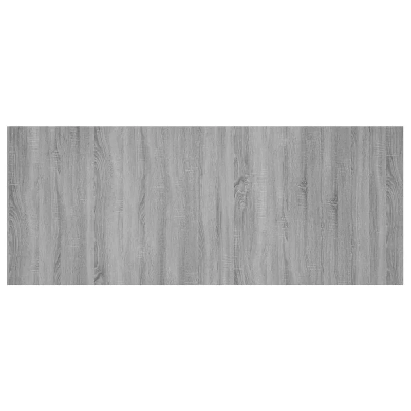 Tête de lit accessoire couchage chambre à coucher meuble 200 x 1,5 x 80 cm MDF gris TDL0202016