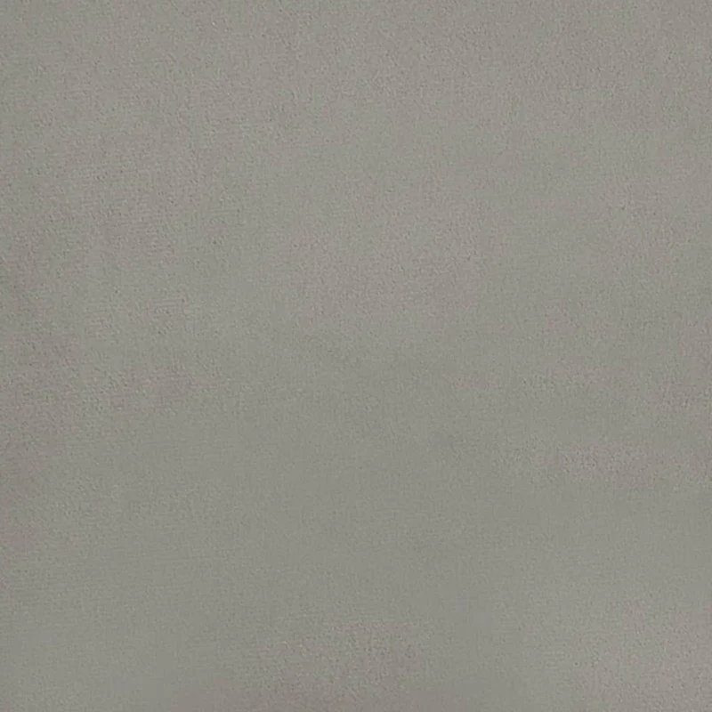 Tête de lit accessoire couchage chambre à coucher meuble 100 x 5 x 78/88 cm tissu velours gris clair TDL0203226