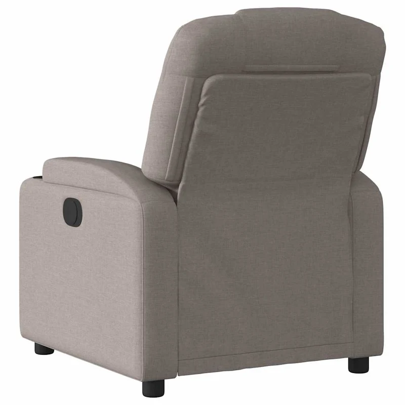 Fauteuil de relaxation TV fonction massage inclinable électrique en tissu taupe DEC027272