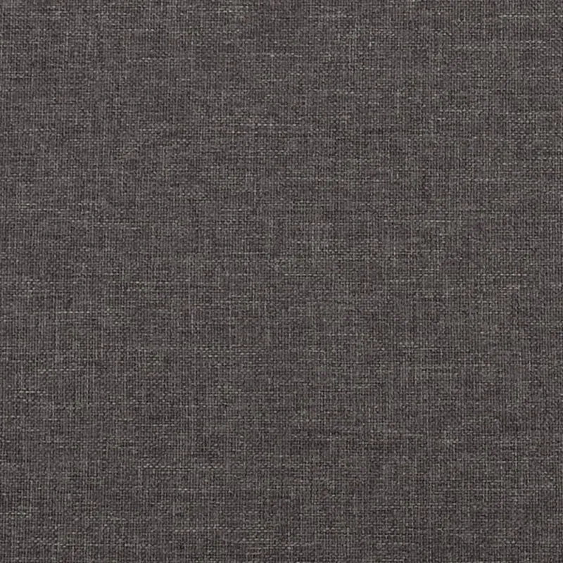 Fauteuil lounge design moderne avec pieds à bascule et repose-pieds en tissu gris foncé DEC026829