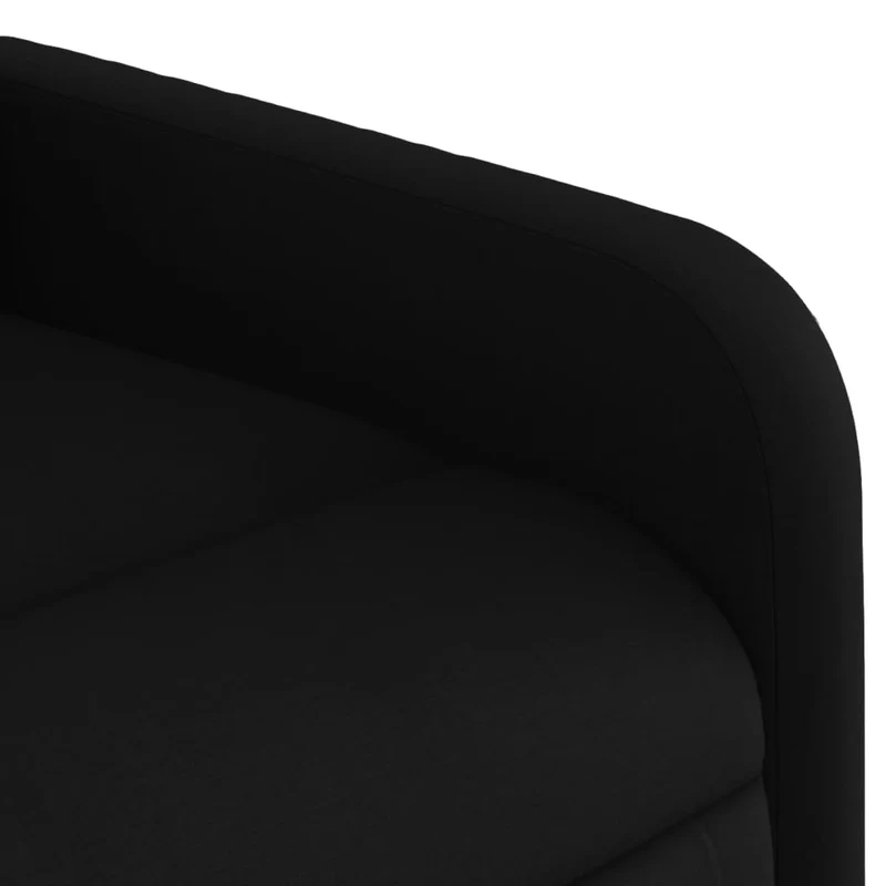 Fauteuil de relaxation TV fonction massage inclinable levage électrique en tissu noir DEC027070