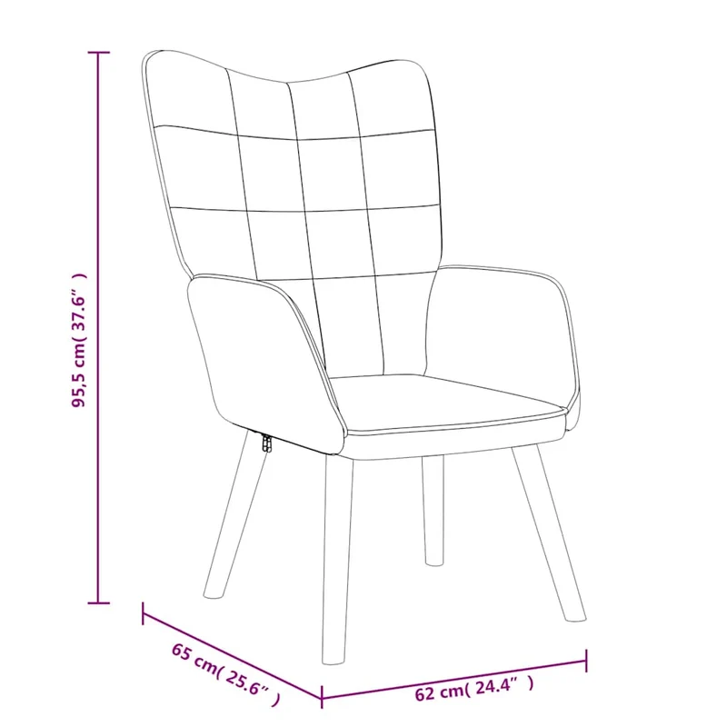Fauteuil lounge chaise de canapé design moderne avec repose-pieds en tissu gris foncé DEC026586