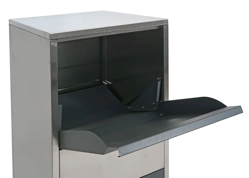 Boîte à colis paquet boîte aux lettres en acier inoxydable anthracite 04_0001378