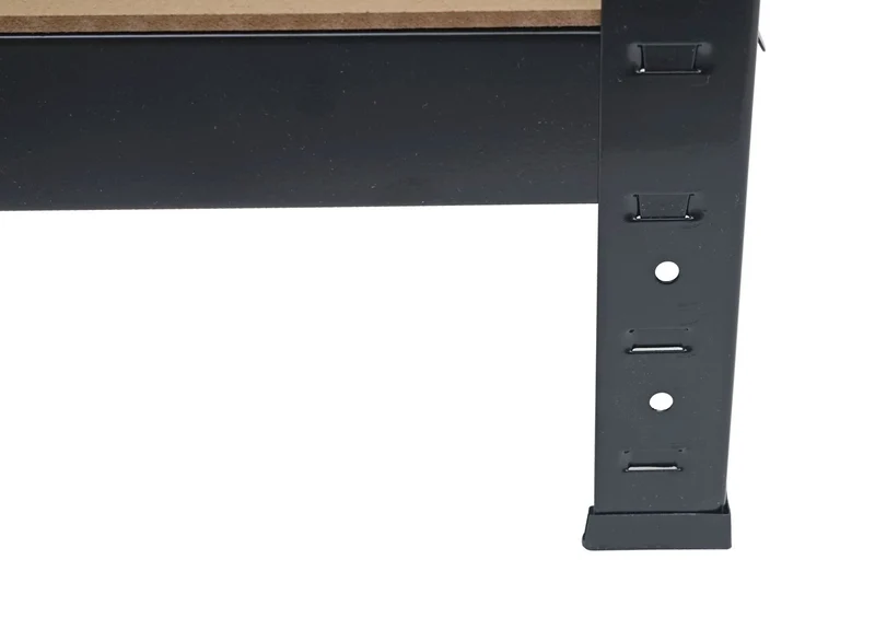 Étagère pour charges lourdes étagère d'atelier 160x80x40cm capacité de charge jusqu'à 320kg métal noir 04_0003396