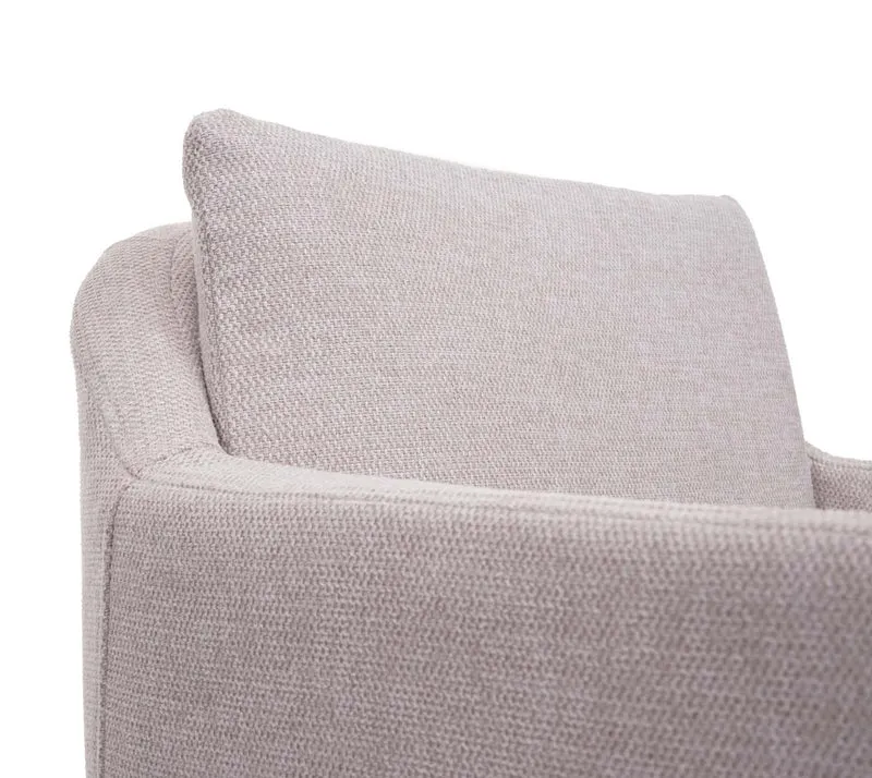 Tabouret de bar chaise haute comptoir avec repose-pieds en métal assise en tissu crème design moderne 04_0001244