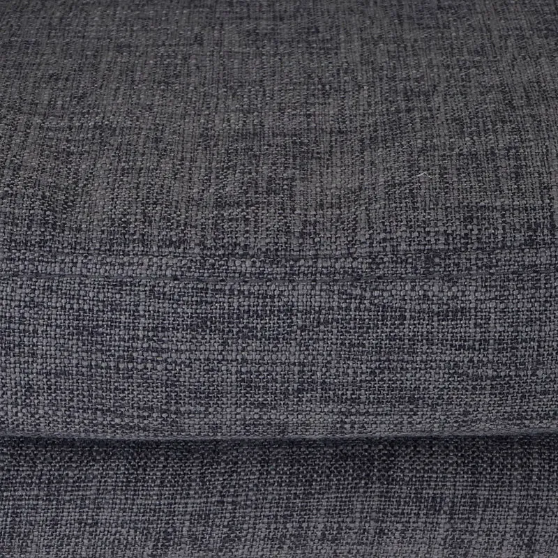 Tabouret de bar chaise de comptoir x1 avec repose-pieds en tissu gris style scandinave 04_0005300