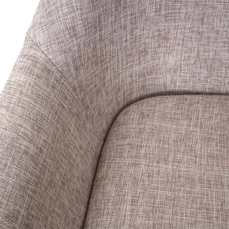 Tabouret de bar chaise de comptoir avec repose-pieds en tissu gris crème style scandinave 04_0005297