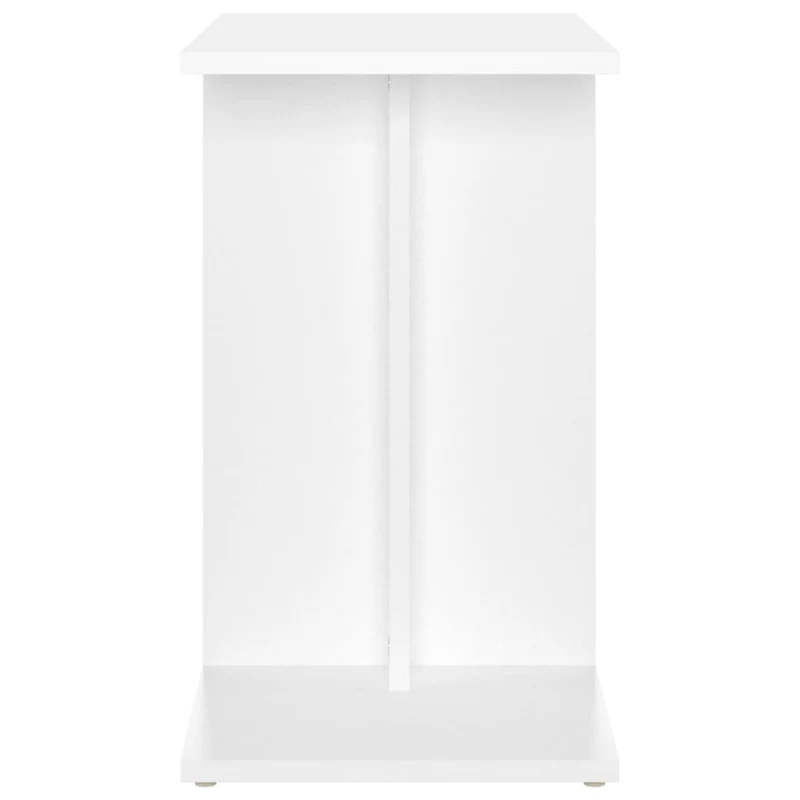 Meuble d'appoint bout de canapé horizontalement ou verticalement 50 x 30 x 50 cm bois d’ingénierie blanc DEC032354