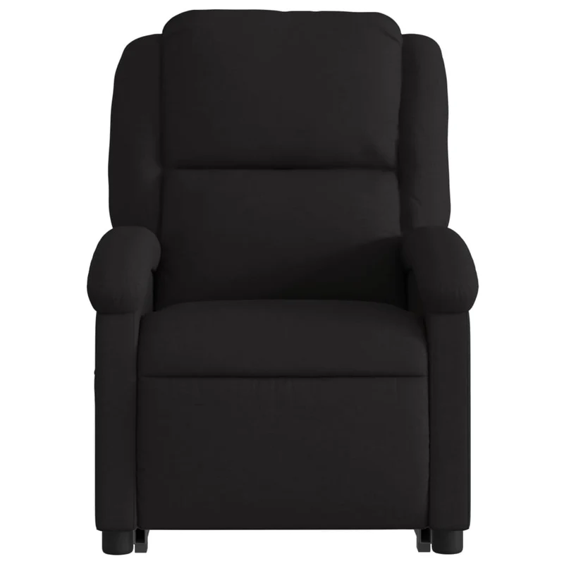 Fauteuil de relaxation TV fonction massage inclinable levage électrique en tissu noir DEC027069