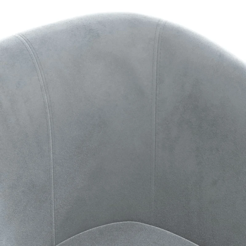 Fauteuil lounge assise confortable design moderne avec repose-pied en velours gris foncé DEC026423