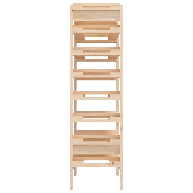 Casier range bouteilles étagère de rangement jusqu'à 40 bouteilles de vin 61,5 x 30 x 107,5 cm en bois de pin DEC024356