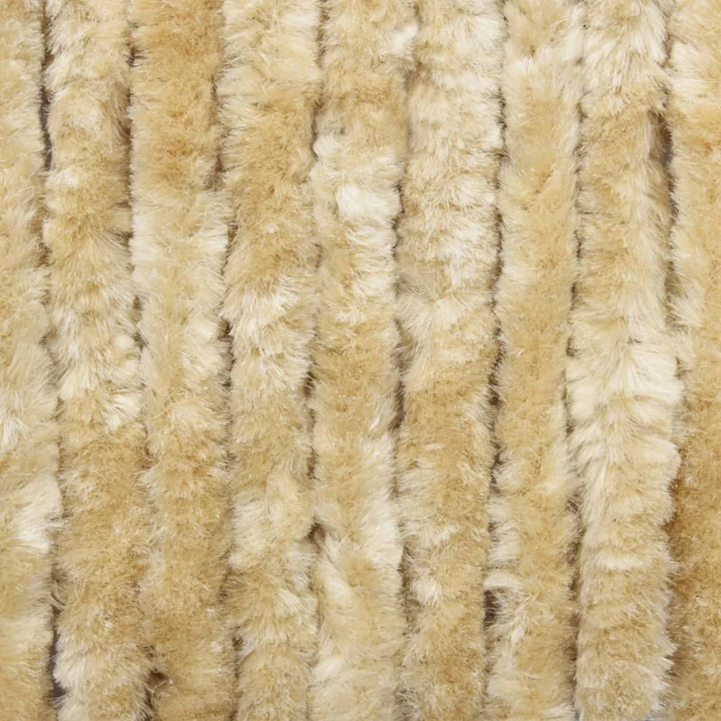 Rideau contre insectes moustiquaire Beige 90x220 cm Chenille DEC022185