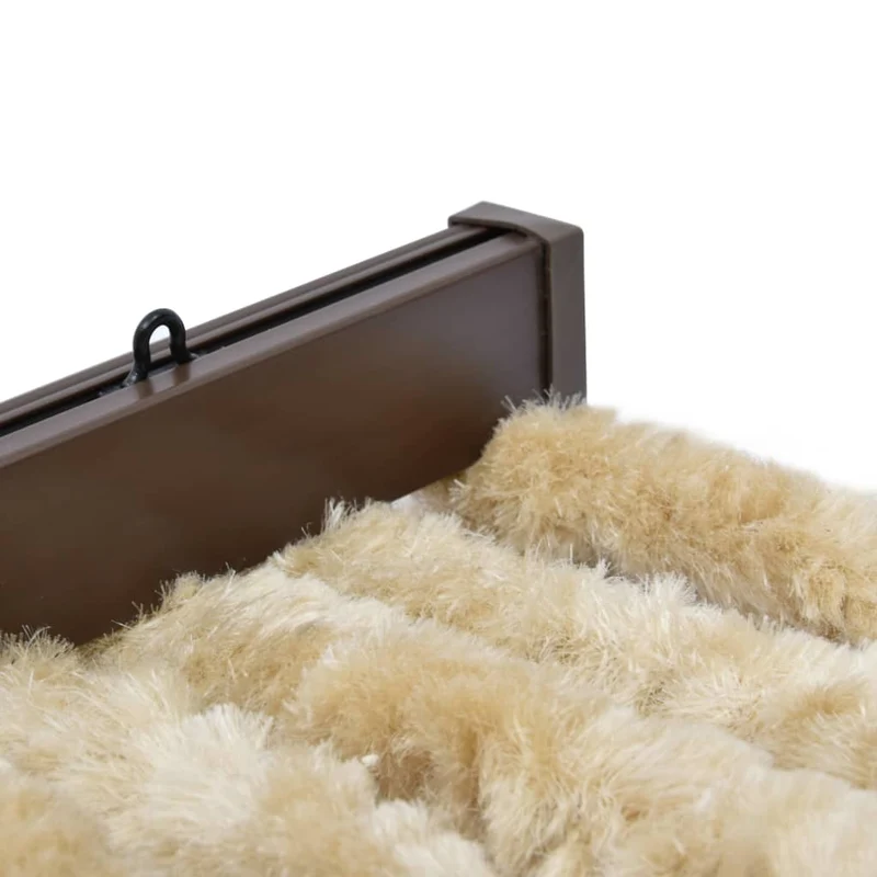 Rideau contre insectes moustiquaire Beige 90x220 cm Chenille DEC022185