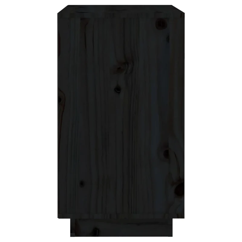 Armoire à vin jusqu'à 25 bouteilles de vin 55,5 x 34 x 61 cm en bois de pin noir DEC024436