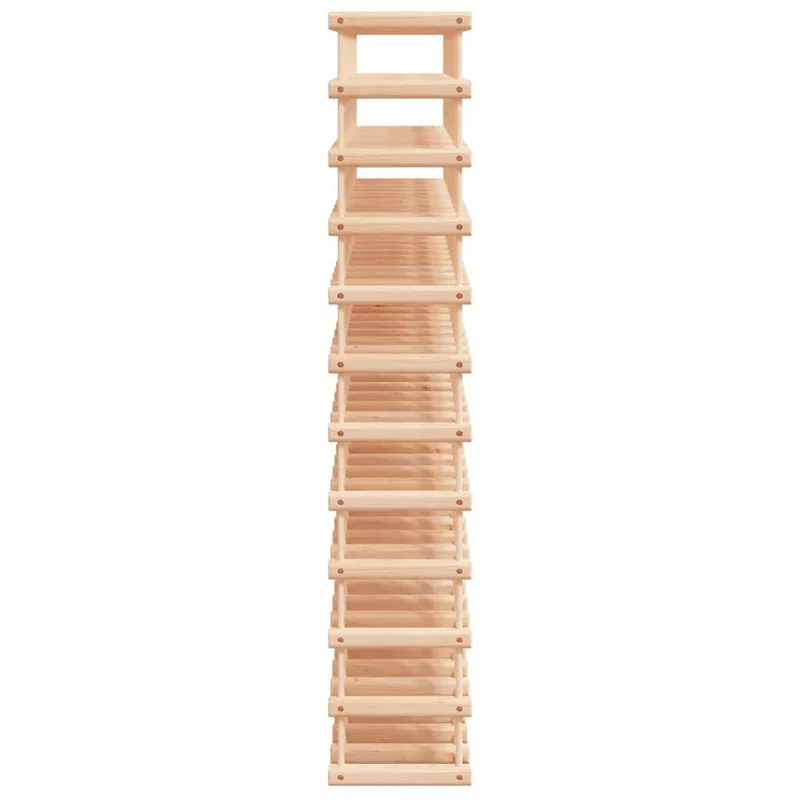 Casier range bouteilles étagère de rangement vin pour 120 bouteilles 112,5 x 23 x 123,5 cm en bois de pin DEC024394