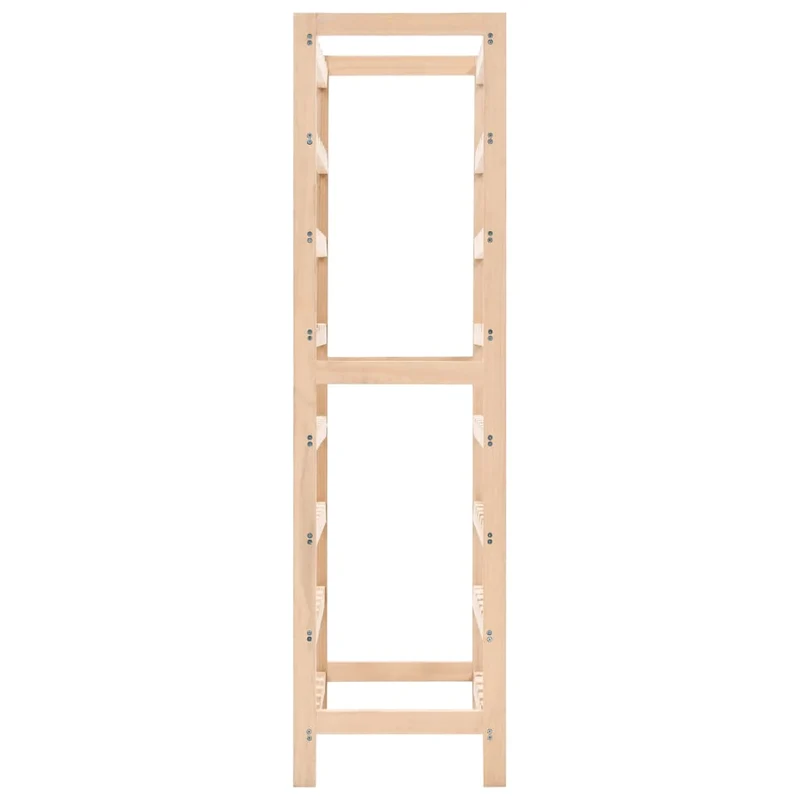 Casier range bouteilles étagère de rangement vin bois de cèdre 57,5 x 28 x 102 cm brun DEC024277