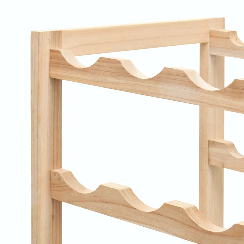 Casier range bouteilles étagère de rangement vin bois de cèdre 57,5 x 28 x 102 cm brun DEC024277