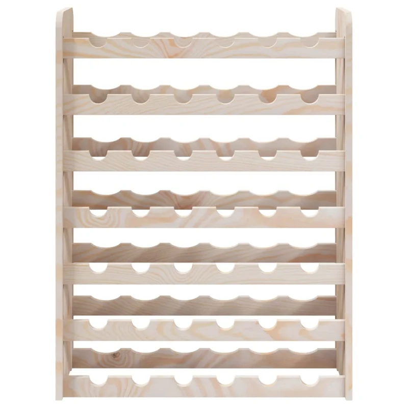 Casier range bouteilles étagère de rangement jusqu'à 42 bouteilles de vin 67,5 x 25 x 87 cm bois de pin DEC024360