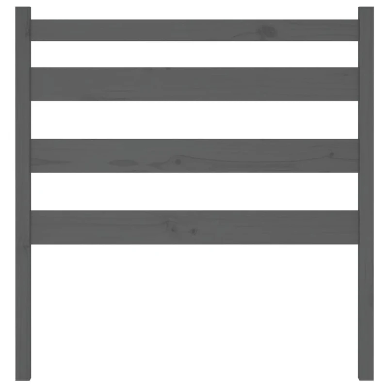 Tête de lit accessoire couchage chambre à coucher meuble 96 x 4 x 100 cm bois de pin gris TDL0203249
