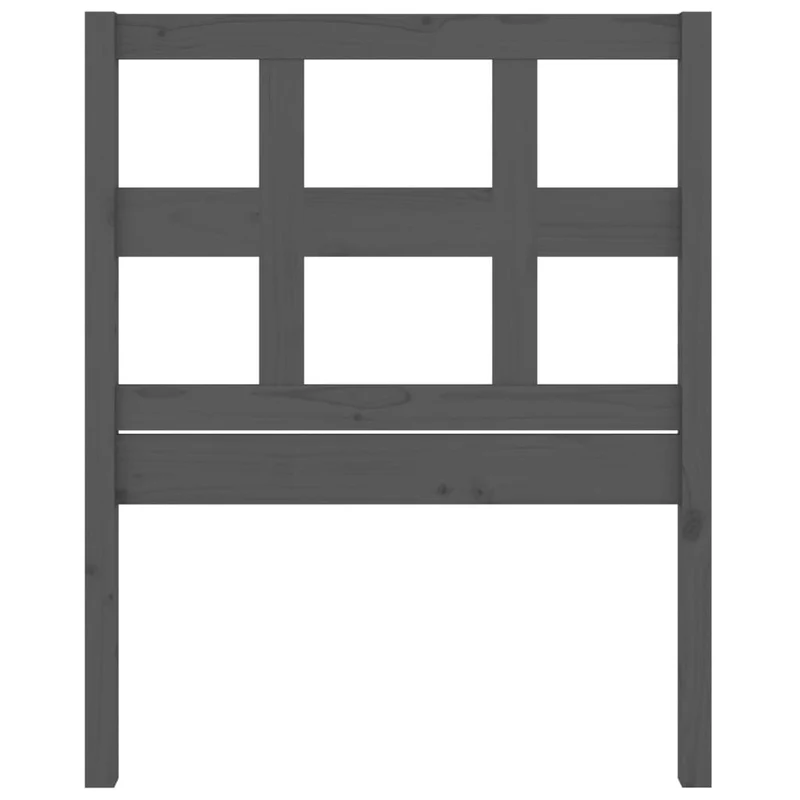 Tête de lit accessoire couchage chambre à coucher meuble 95,5 x 4 x 100 cm bois de pin gris TDL0203266