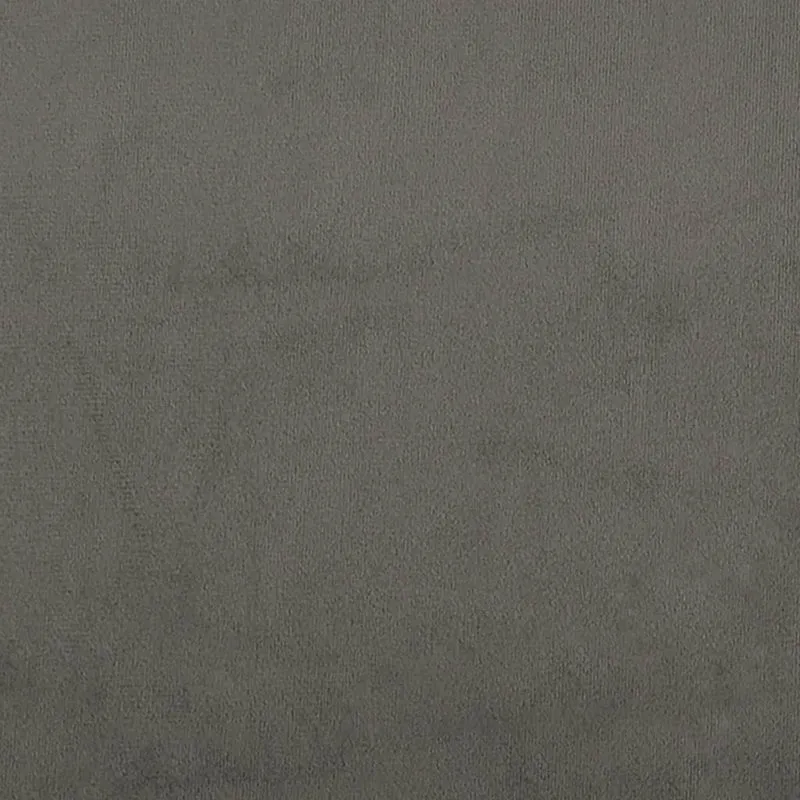Tête de lit accessoire couchage chambre à coucher meuble 100 x 5 x 78/88 cm tissu velours gris foncé TDL0203186