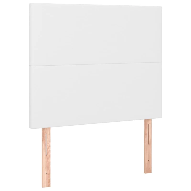 Tête de lit accessoire couchage chambre à coucher meuble à LED 90 x 5 x 118/128 cm synthétique blanc TDL0201919