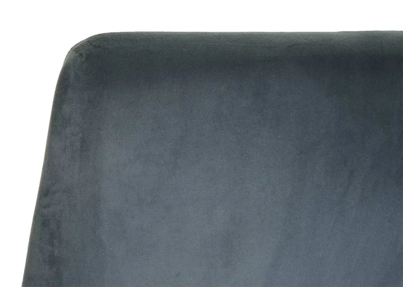 Lot de 2 chaises de salle à manger avec accoudoirs siège rotatif en tissu gris foncé 04_0007379