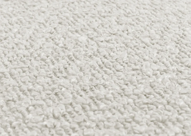 Lot de 2 chaises de salle à manger dossier haut en tissu bouclé crème pieds en bois clairs 04_0007319