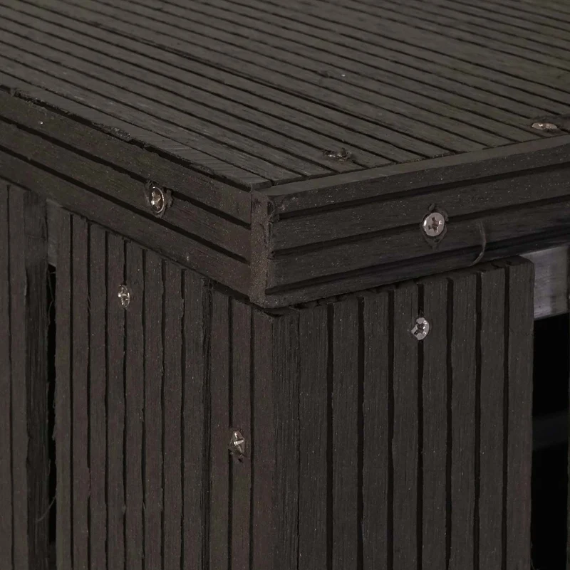 Abris poubelles pour conteneur 80 à 240 litres 115x77x97 cm acier et WPC anthracite 04_0008248