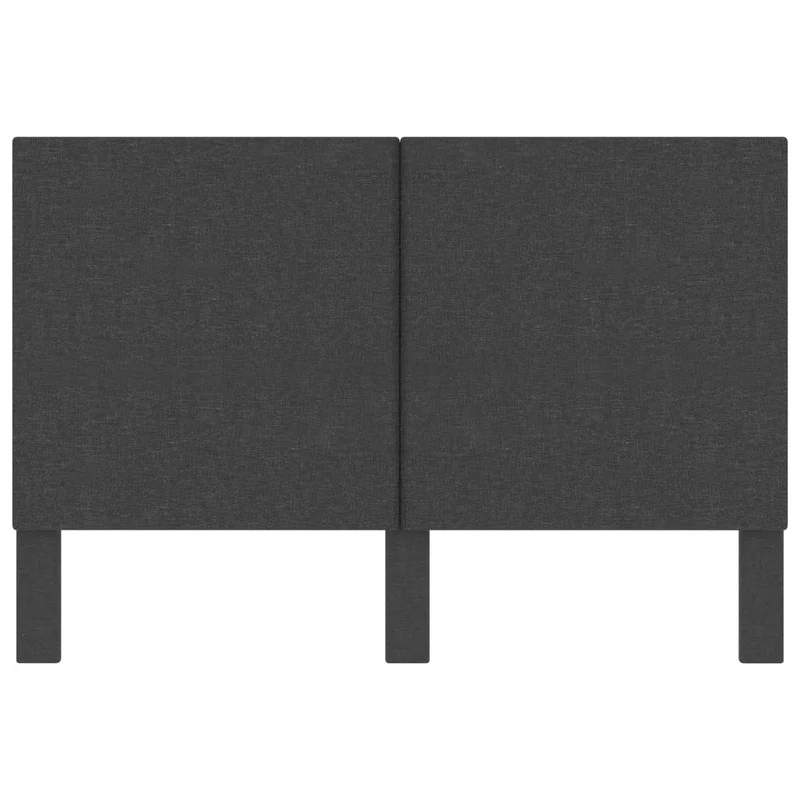 Tête de lit accessoire couchage chambre à coucher meuble 180 x 200 cm tissu gris foncé TDL0203151