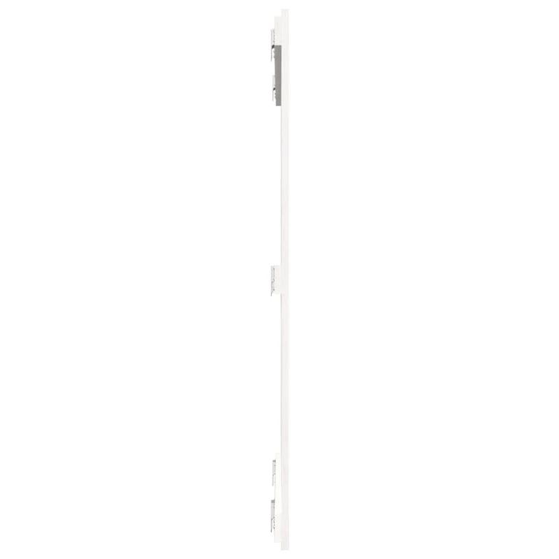 Tête de lit accessoire couchage chambre à coucher meuble murale style palette 95,5 x 3 x 110 cm bois massif blanc TDL0202684