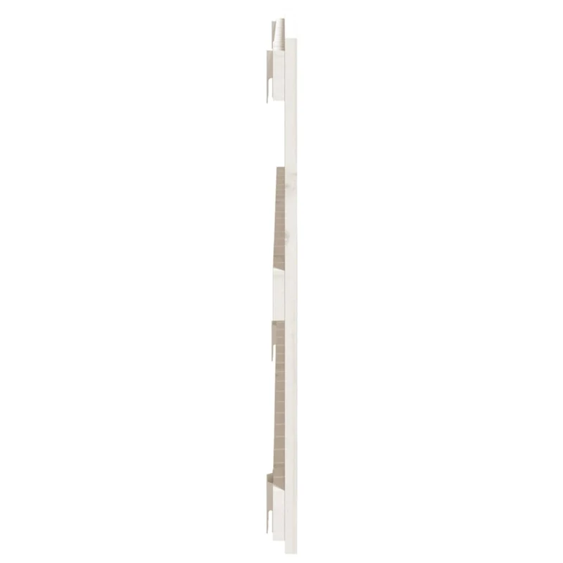 Tête de lit accessoire couchage chambre à coucher meuble murale style palette 95,5 x 3 x 60 cm bois massif blanc TDL0202683