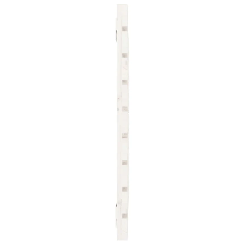 Tête de lit accessoire couchage chambre à coucher meuble murale style palette 96 x 3 x 63 cm bois massif blanc TDL0202680