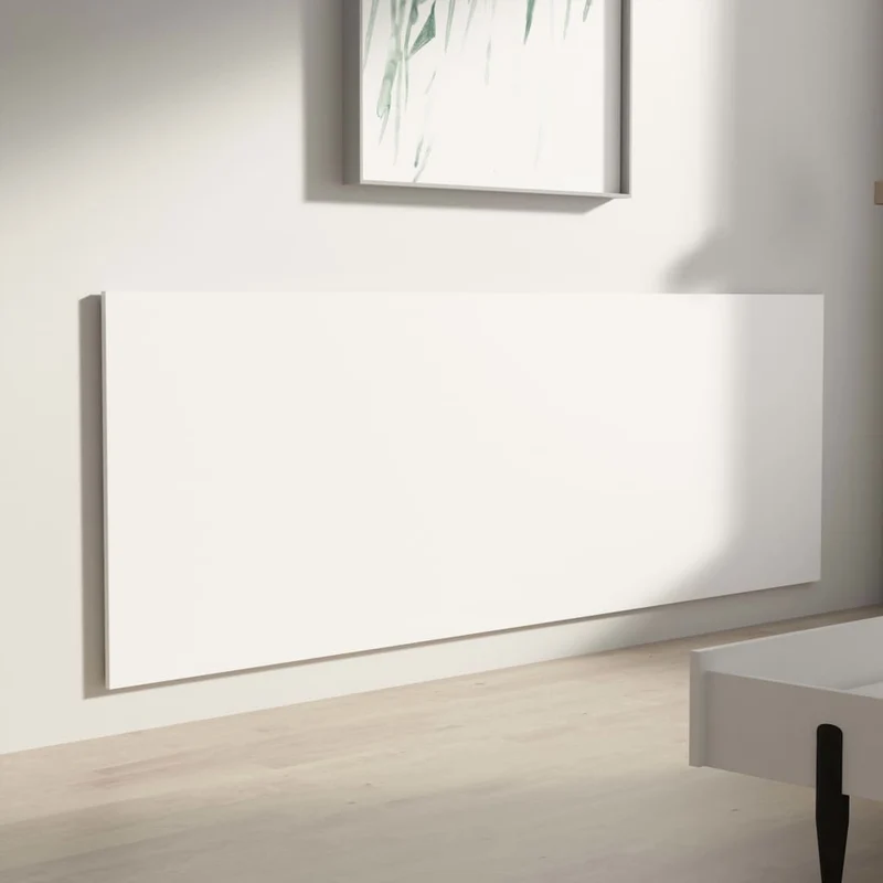 Tête de lit accessoire couchage chambre à coucher meuble murale 240 x 1,5 x 80 cm bois massif blanc TDL0202691