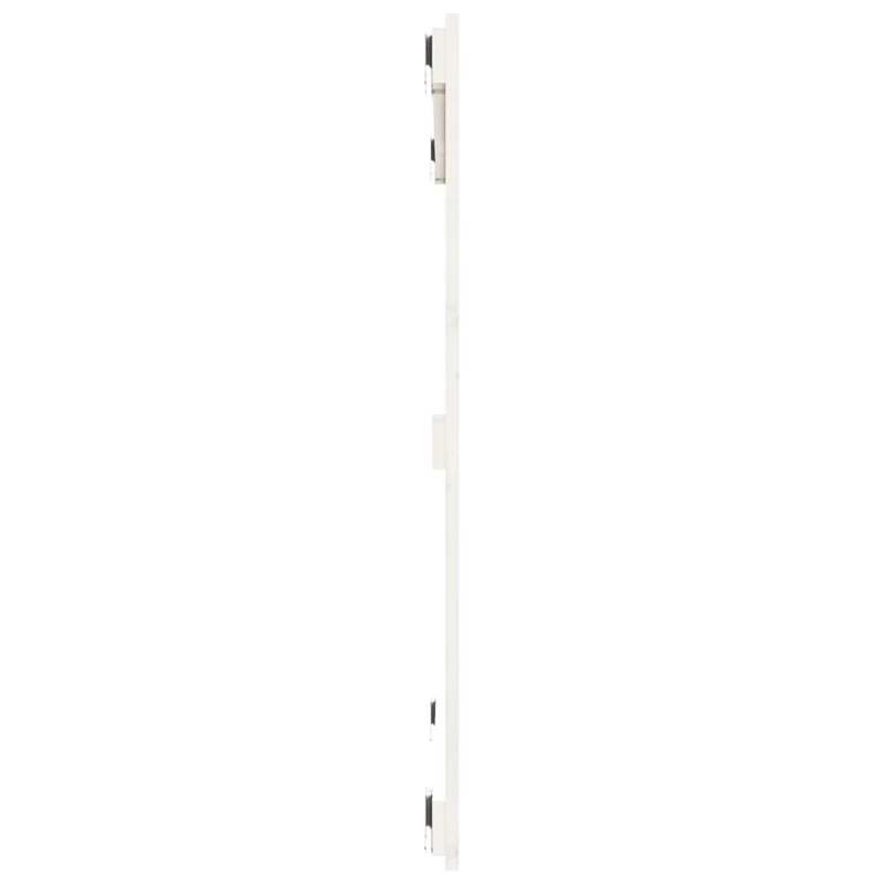Tête de lit accessoire couchage chambre à coucher meuble murale style palette 95,5 x 3 x 90 cm bois massif blanc TDL0202681