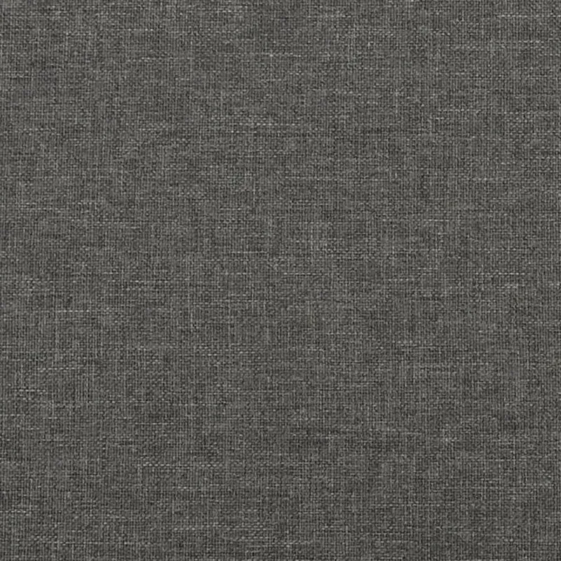 Sommier à lattes sur pieds cadre de lit 120x200 cm tissu gris foncé TDL0207143