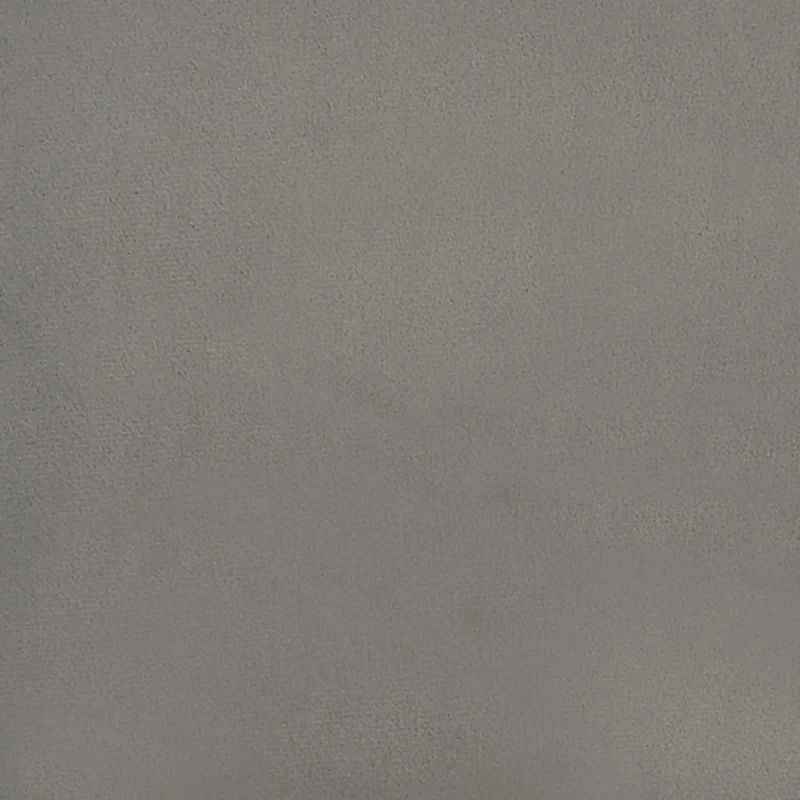 Sommier à lattes sur pieds cadre de lit 80x200 cm tissu velours gris clair TDL0207166